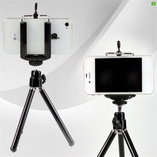 Micro single card camera mini Tripod desktop portable tripod black silver