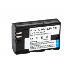Lp-e6 battery is suitable for Canon E6 camera battery SLR camera 5D2 battery black