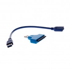 Hong Ye usb3.0 to sata Adapter with Connection Cable Blue