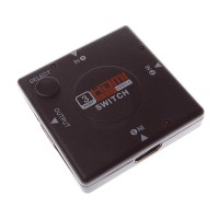 Fei Yue HDMI 3 in 1 out HDMI Manual Switcher Black